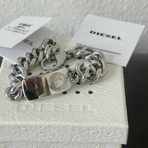 DIESEL  "Only the Brave " Men's Stainless Steel Bracelet